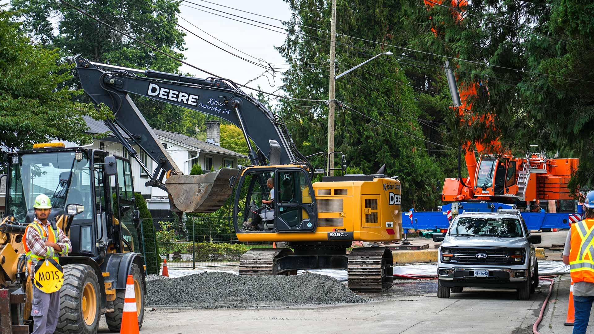 Full service civil works and construction contractor servicing from Aldergrove to North Vancouver.