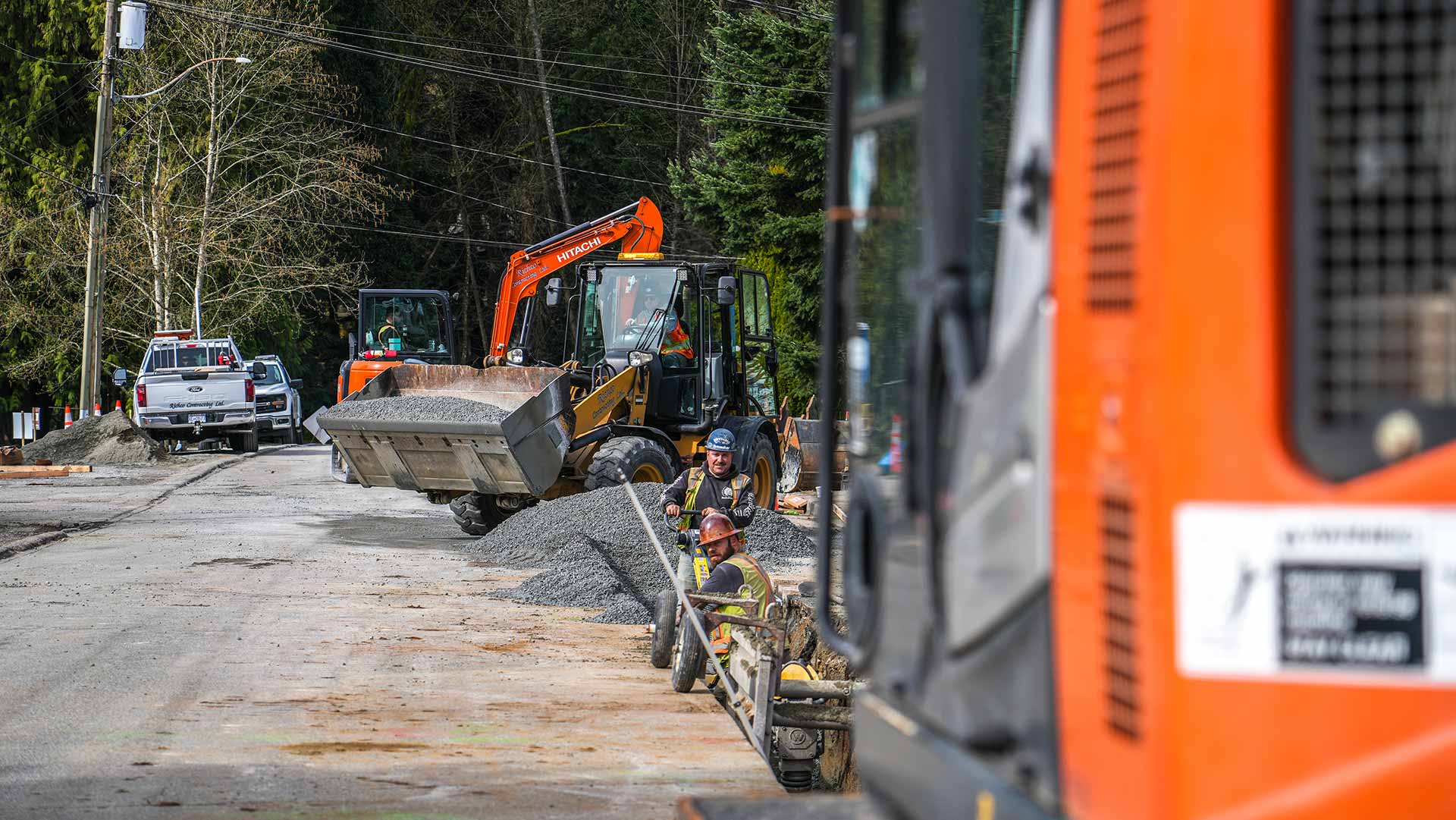 Full service civil works and construction contractor servicing from Aldergrove to North Vancouver.